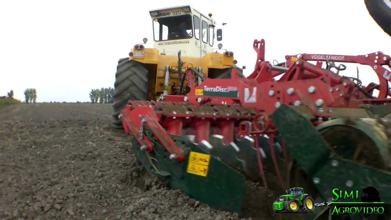 Rába 320 JD PowerTech + Vogel&Noot TerraDisc Pro600 magágykészítés 2013