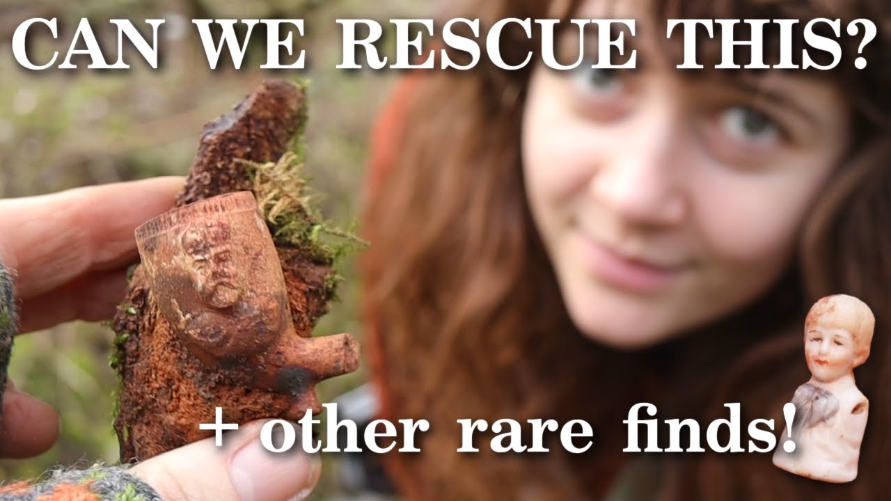 Mudlarking the Bottle Dump! Something Unusual + Can We Save This Pipe?