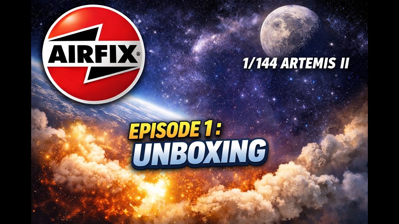 Airfix 1/114 Artemis 2 kit :Unboxing #NASA #ArtemisII #artemismission #airfix #scalemodel #science