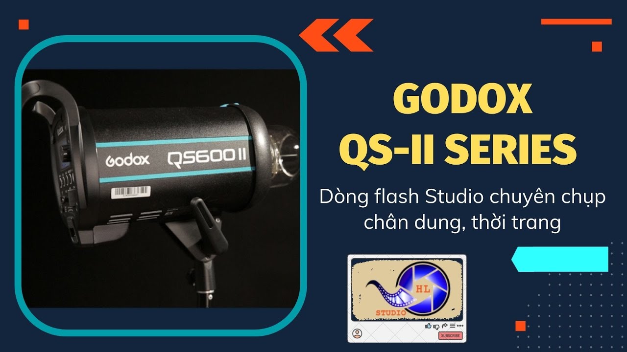 Godox QS-II Series | D&ograve;ng flash chuy&ecirc;n ch&acirc;n dung, thời trang