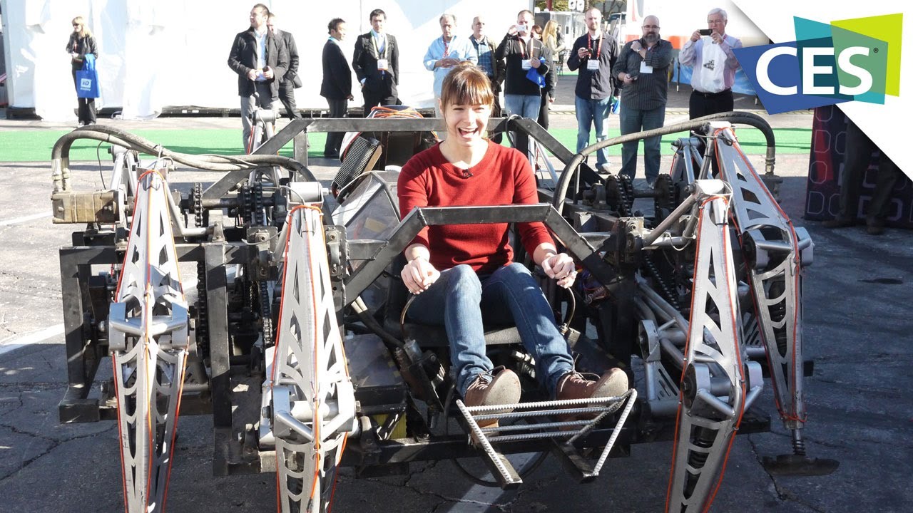Giant Robot Spider at CES 2013