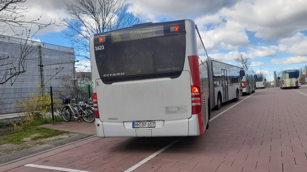 Mitfahrt im kompletten 195 von Hamburg, U Niendorf Nord bis Bf Pinneberg im C1 Facelift