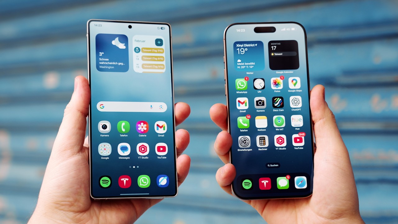 Wer baut das beste Smartphone? S25 Ultra vs. iPhone 16 Pro Max!