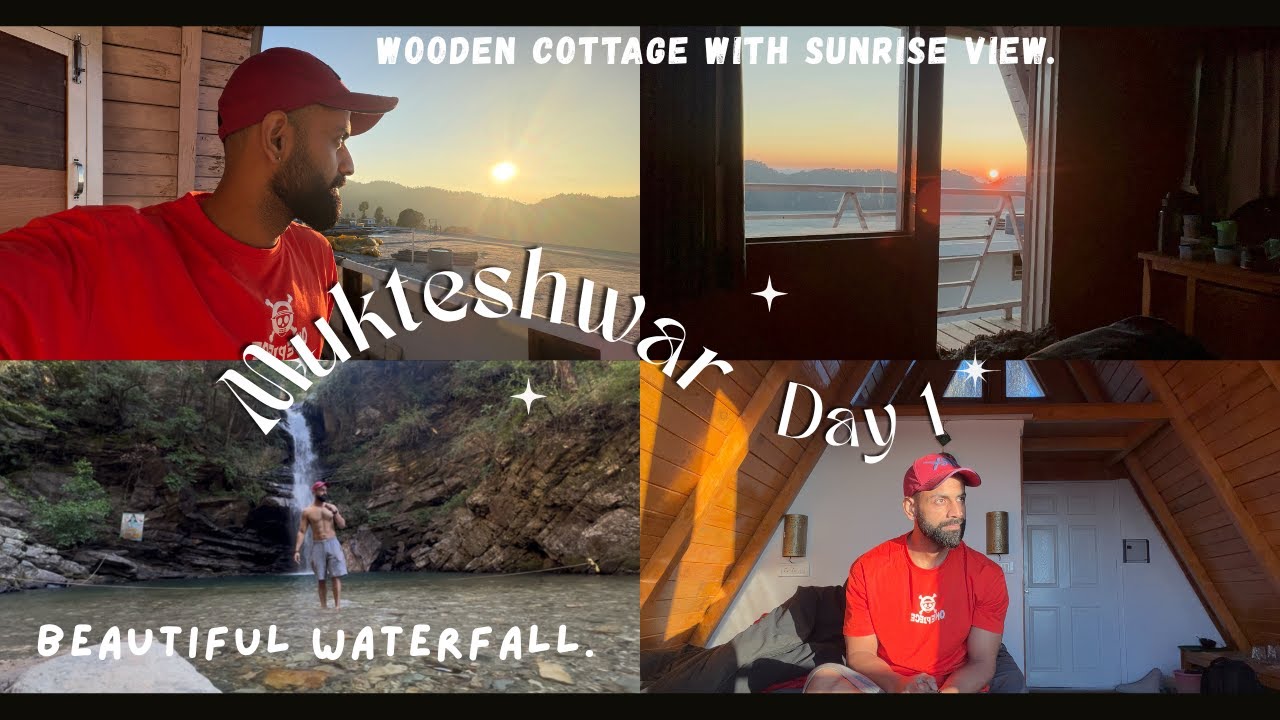 Mukteshwar Leisure Trip Day 1 | WaterFall | Wooden Cottage #mukteswar #travel #travelvlog