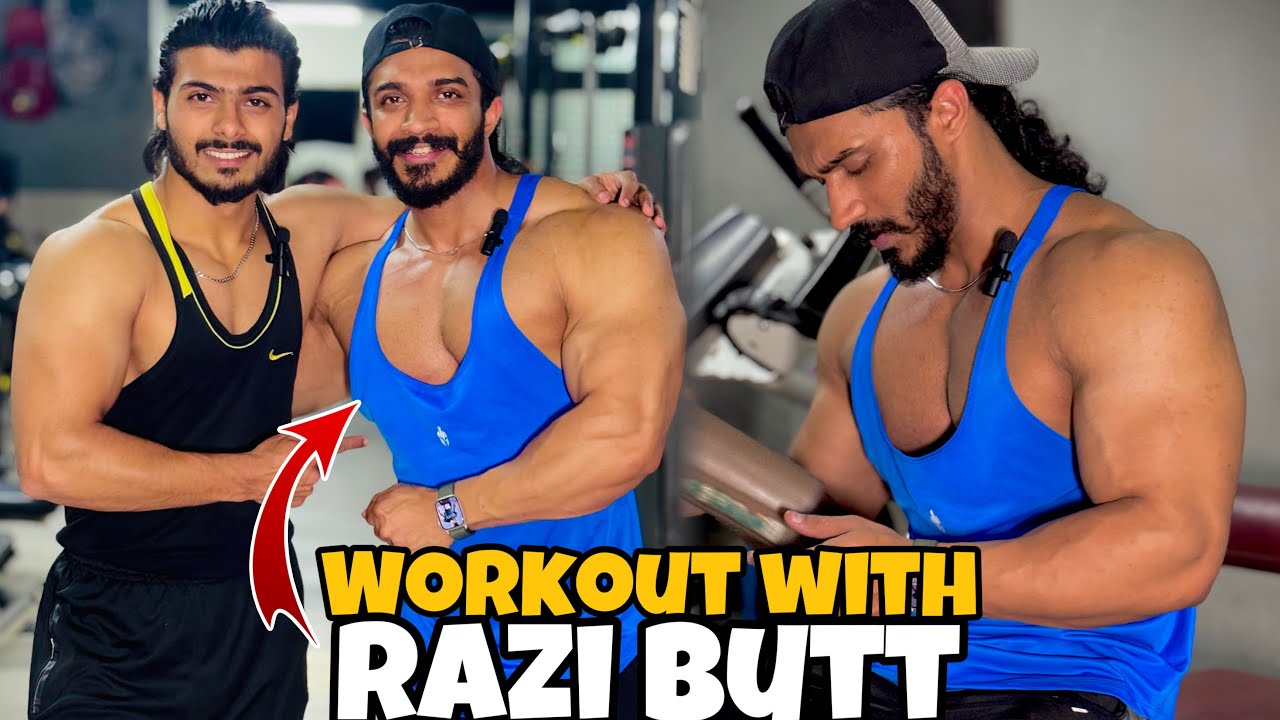 Back Workout With 2022 Men’s Physique Champion (Razi Butt)✨🫀| Mr Punjab & Pakistan 🇵🇰