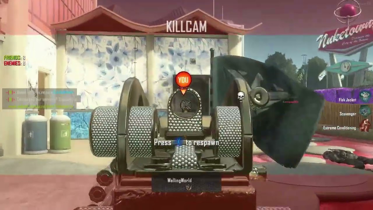 Cheater Only Knows How To Wall Hack On BO2 plutonium So Blatant!