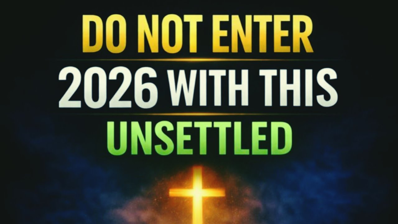 Do Not Enter 2026 With This Unsettled — Final Prayer to Clear Every Unfinished Matter