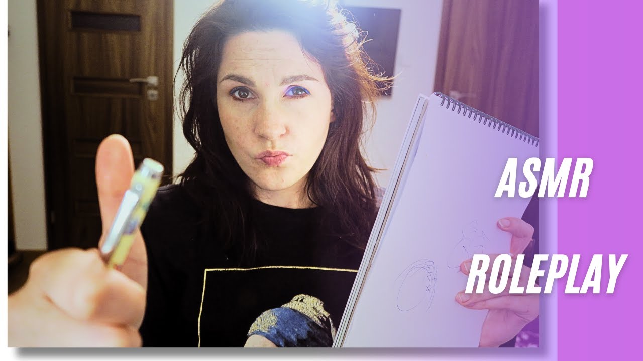 ASMR po polsku Rysuję Twój Portret | #asmr Roleplay