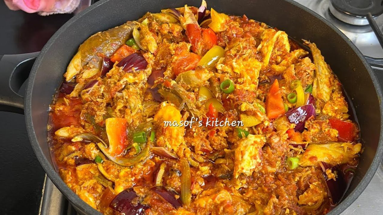 Easy And Delicious Egg Stew With Palm Oil//Vegetable Egg Stew @MasofsKitchen 