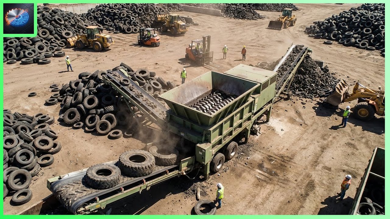 Inside the Factory: How Millions of Old Tires Are Retreaded Into New Ones (Full Process)