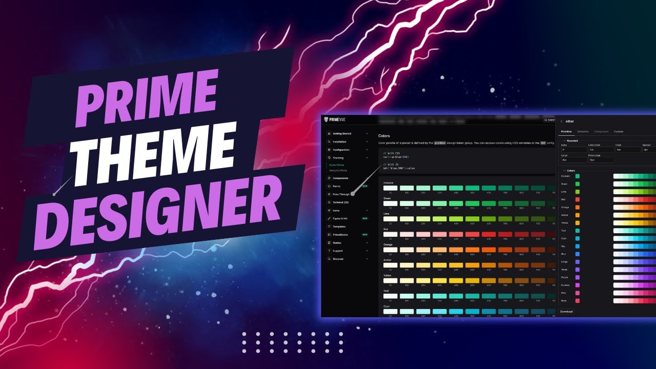 Preview of the New Prime Theme Designer