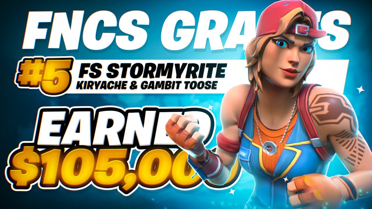 5 МЕСТО В ГРАНД ФИНАЛЕ ФНКС ($105,000) 🤑🏆 | Stormyrite