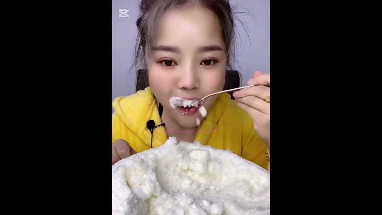 Fresh freezer frost ice eating asmr ONLY BITES |Ice chunks |soft ice 