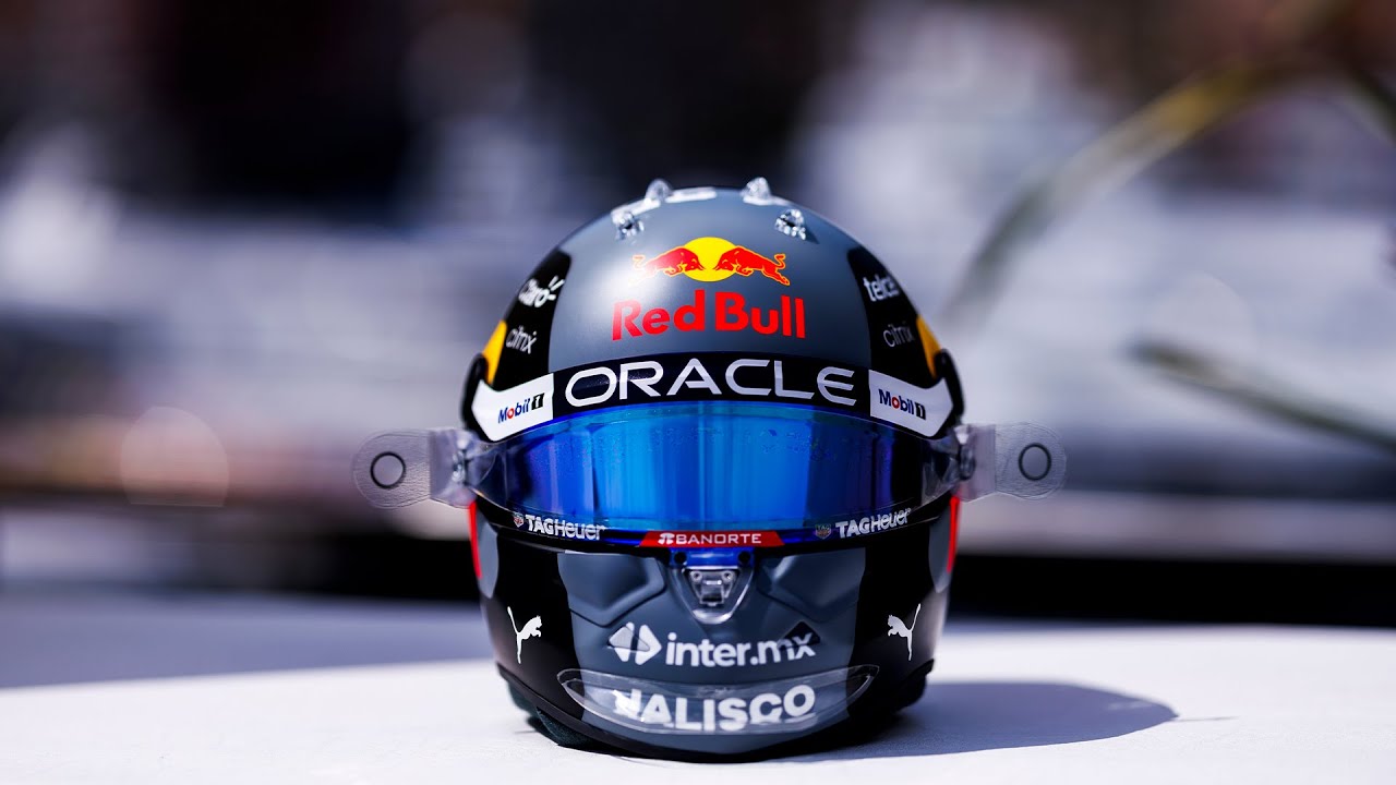 Checo Perez's Monaco Grand Prix Tribute Helmet #F1