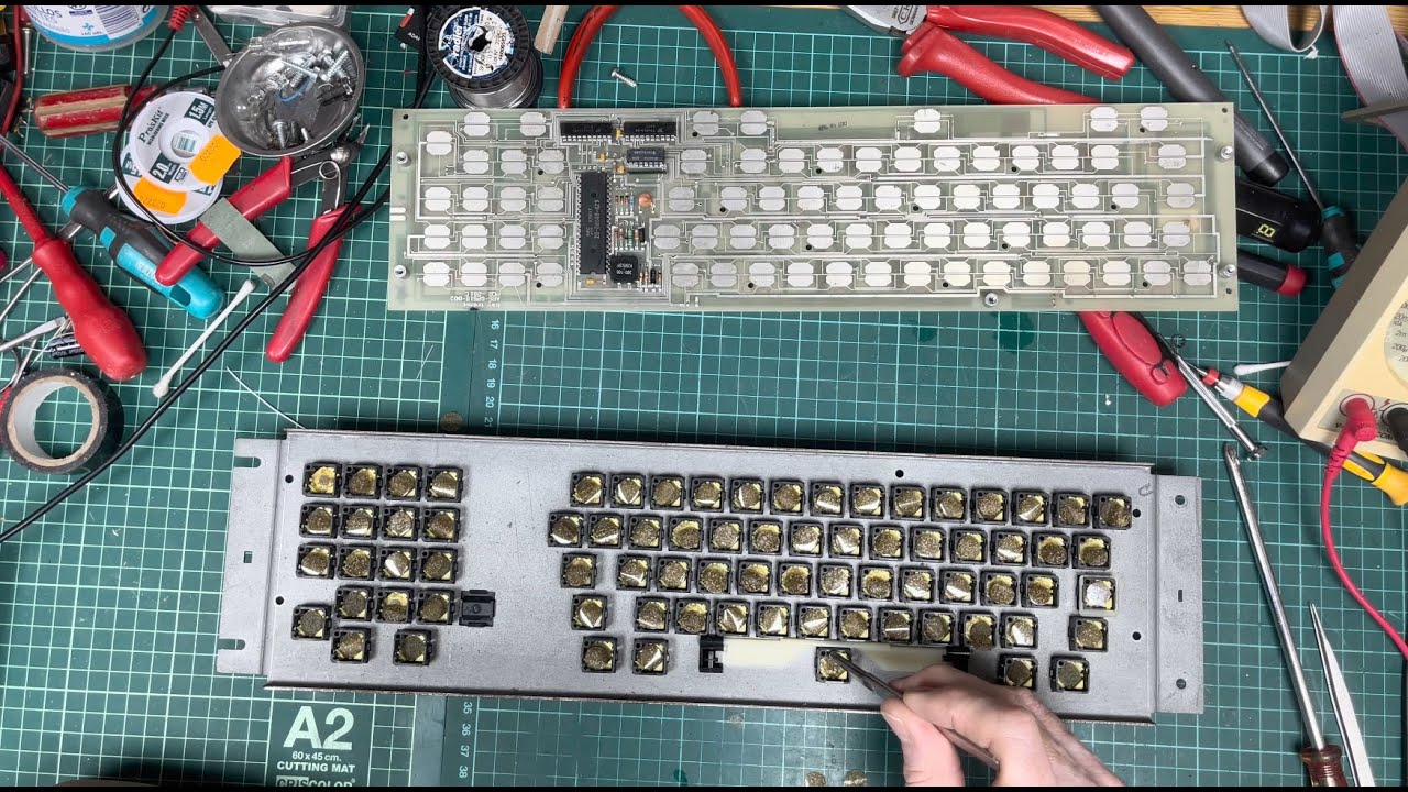 Teclado Apple Lisa Restauración   4K