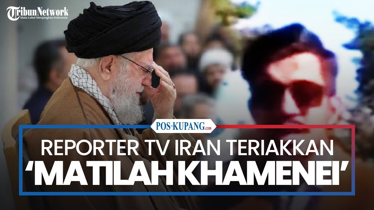 Reporter TV Iran Katakan 'Matilah Khamenei' saat  Siaran Langsung di Zahedan Iran