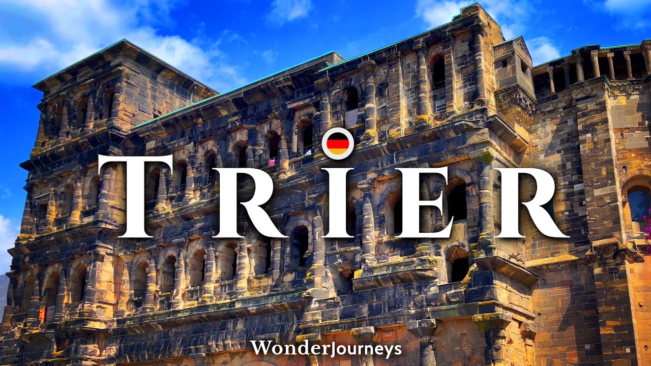 Trier 🇩🇪 Once a Roman Capital 🇩🇪 Oldest Town Germany. 60fps