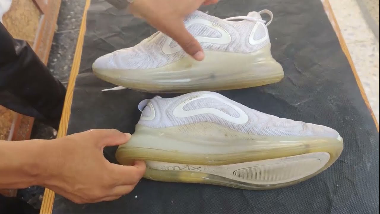 How to repair Air Max 720 إصلاح حذاء مفرغ من الهواء