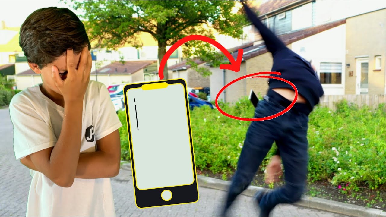 ZIJN TELEFOON HELEMAAL KAPOT