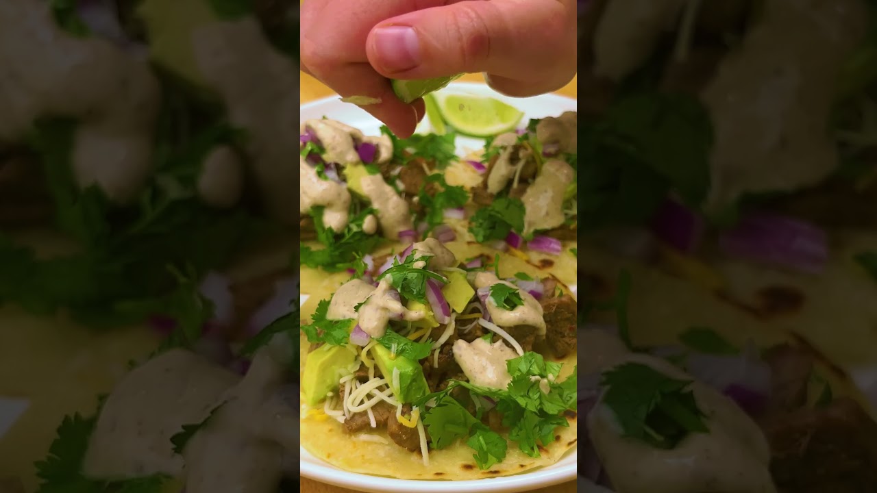 CARNE ASADA TACOS W/ HEAT BITCHIN' SAUCE!