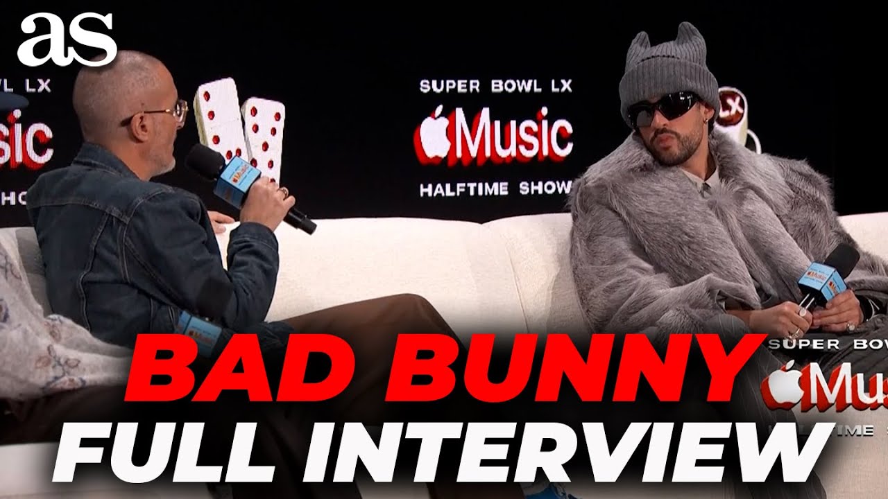 BAD BUNNY FULL INTERVIEW before SUPER BOWL HALFTIME SHOW | SUPER BOWL LX