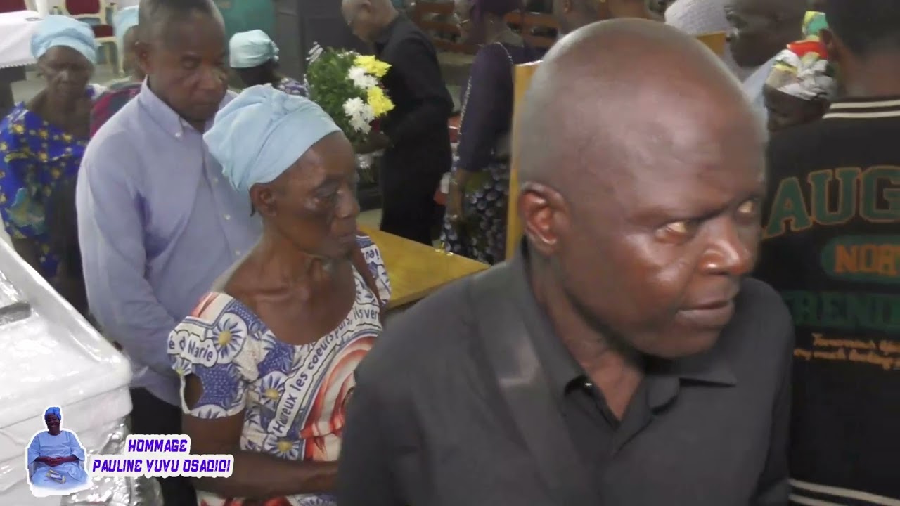 EN DIRECT DE KINSHASA ENTERREMENT MAMAN PAULINE VUVU OSADIDI