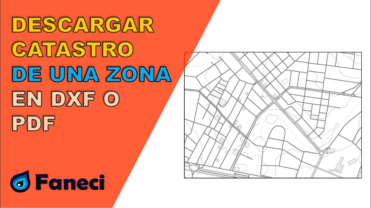 DESCARGAR CATASTRO DE UNA ZONA DE ESTUDIO EN DXF O PDF CON TOPOEXPORT✅