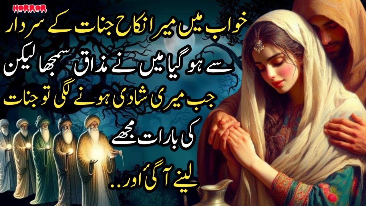 KHAWAB MEIN MERA NIKAH JINNAT KAY SARDAR SAY HO GYA MEIN NAY MAZAK SAMJHA LEKIN JB MERI SHADI HONY
