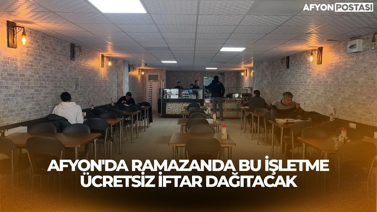 Afyon'da Ramazanda Bu İşletme Ücretsiz İftar Dağıtacak