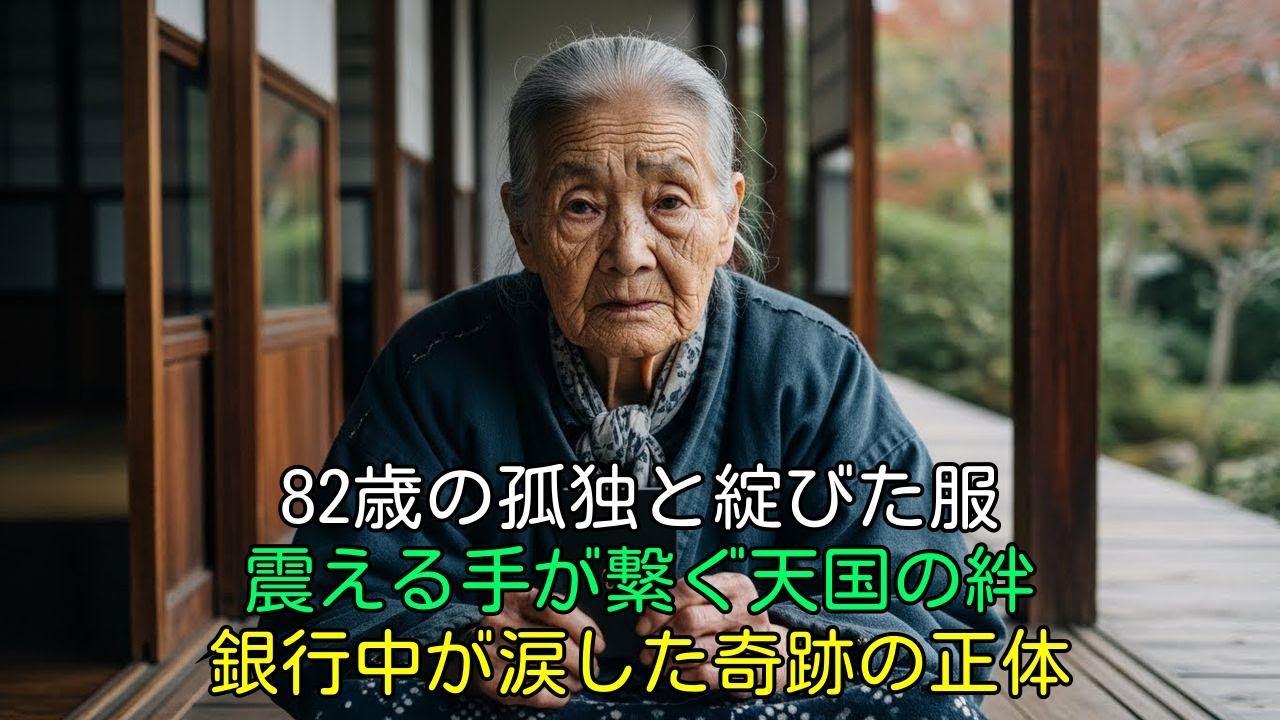 【涙腺崩壊】「その服で2000万？」銀行で蔑まれた82歳の独居老人。震える手で出した1枚のカードに、店中が静まり返り涙した理由。