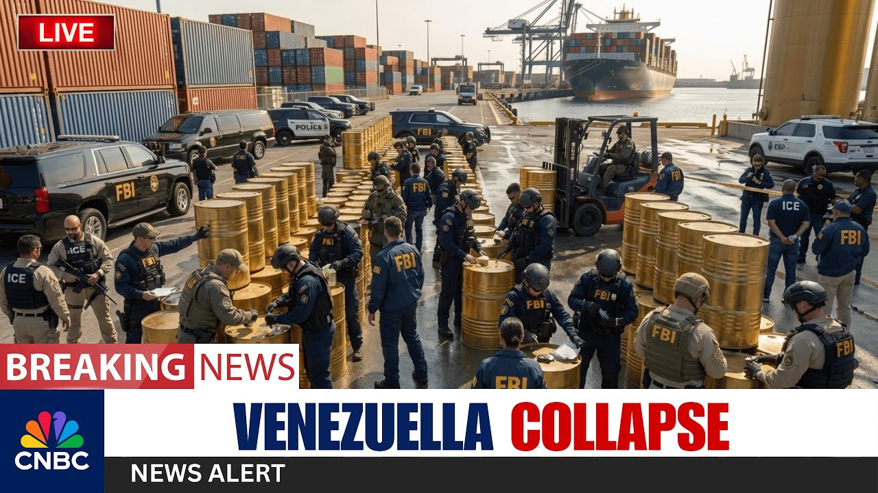 FBI & DEA STORM Maduro Oil Vault in Caracas | 50M Barrels of Oil , $500M+, 6th Tanker Seized