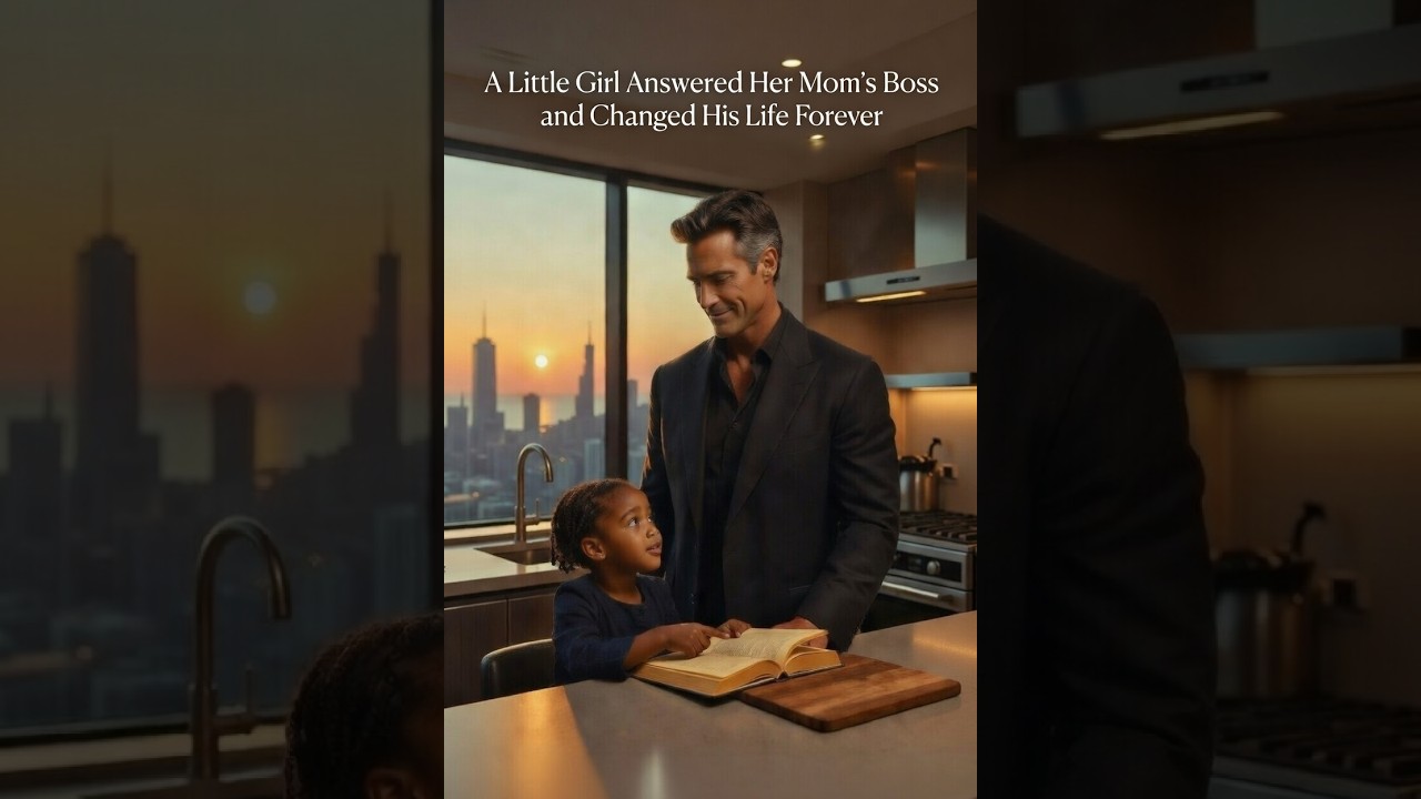 A Little Girl Answered Her Mom's Boss and Changed His Life Forever