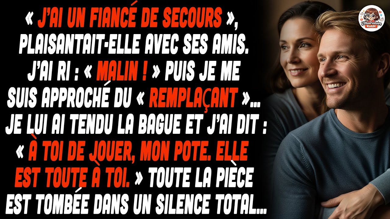 Je L’ai Entendue Plaisanter : « Un Fiancé De Secours ». J’ai Ri… Puis Je Me Suis Approché.