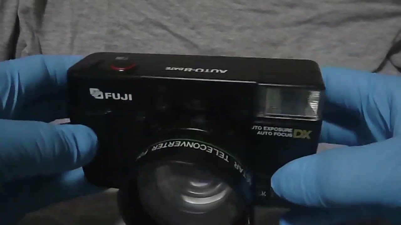 [MINT ] FUJIfilm AUTO-8 QD F3.5 35mm Film Camera +Actor Teleconverter