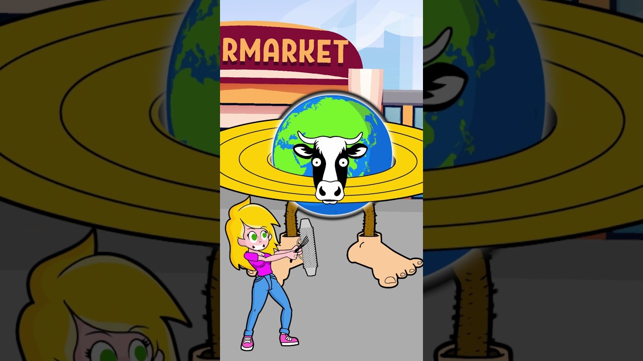 LA VACA SATURNO SATURNITA SE ENOJA CON LUNITA😅 #animaci&oacute;n #casimochotv @DannikaYT