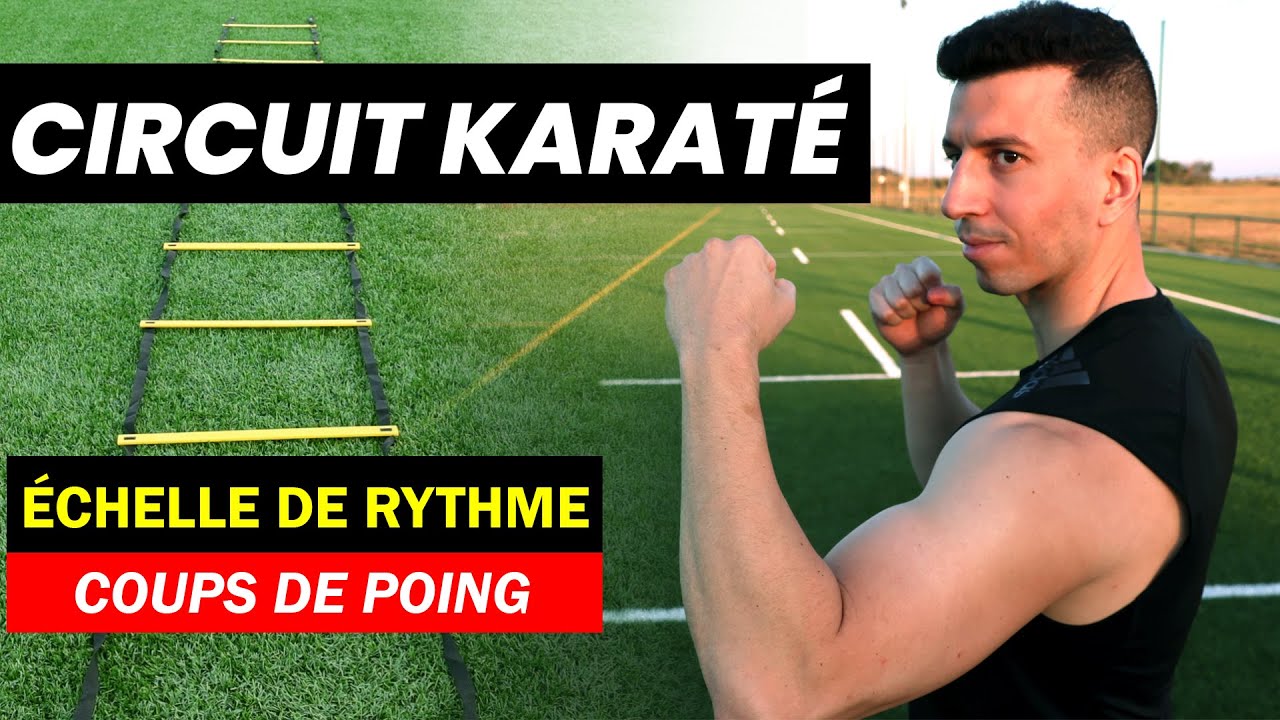 Circuit KARATÉ/COMBAT - Échelle de rythme (poings) - 3 min