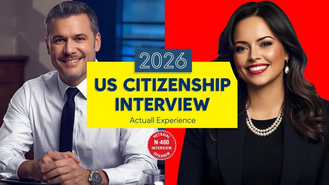 Real U.S. Citizenship Interview 2026 &ndash; Officer asked Random N-400 Questions + 1 Traffic Ticket #n400