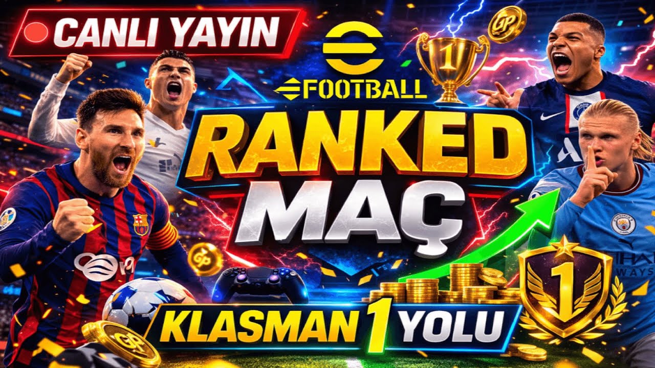 eFootball (Steam PC) | KLASMAN 1 Yolculuğu! | 5 F2P Hesabı Zirveye Taşıyoruz! | Taktik & Sohbet!