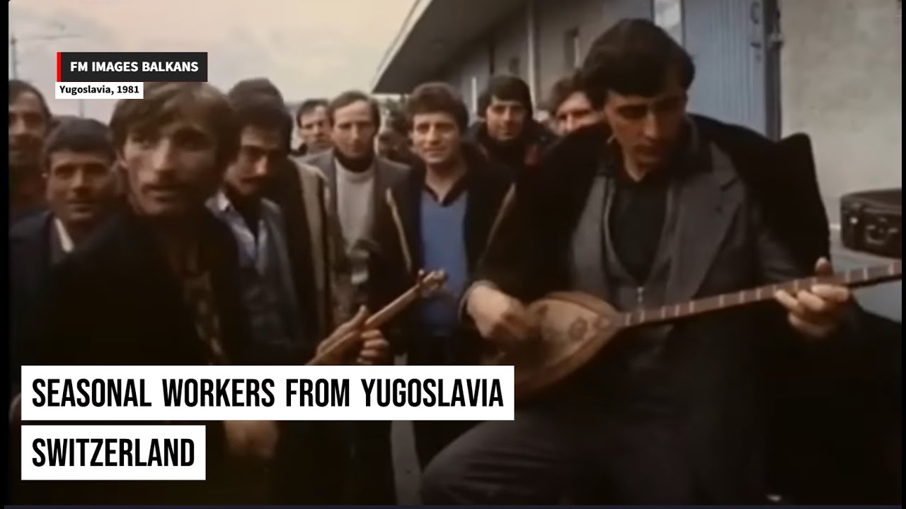 Seasonal workers from Yugoslavia in Switzerland, 1981