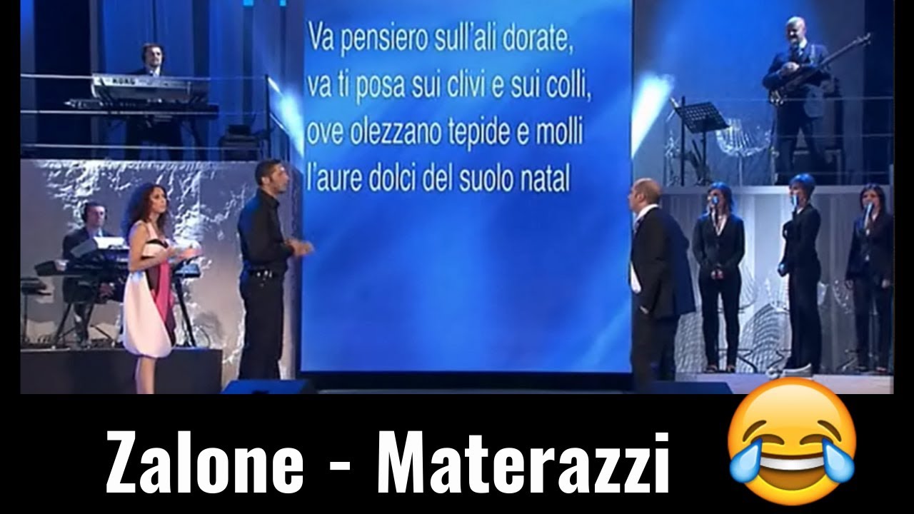 Checco Zalone-Marco Materazzi : Il piu' grande paroliere d'Italia!  da Checco Zalone Show.