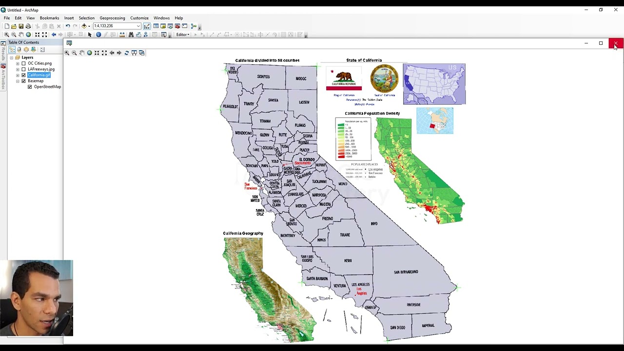 ArcMap Georeferencing , make your map looks right