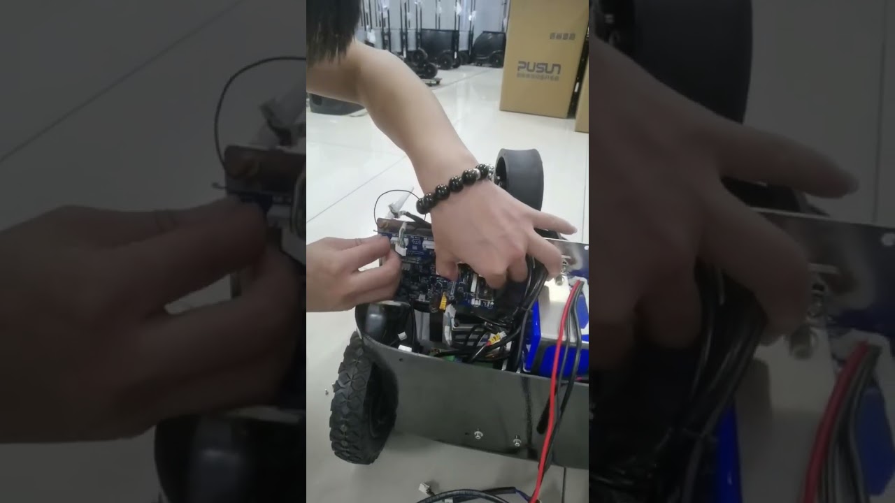 How to replace Motherboard of PUSUN Tennis ball machine PT-9001/如何更换普尚网球发球机PT-9001主板？完整视频