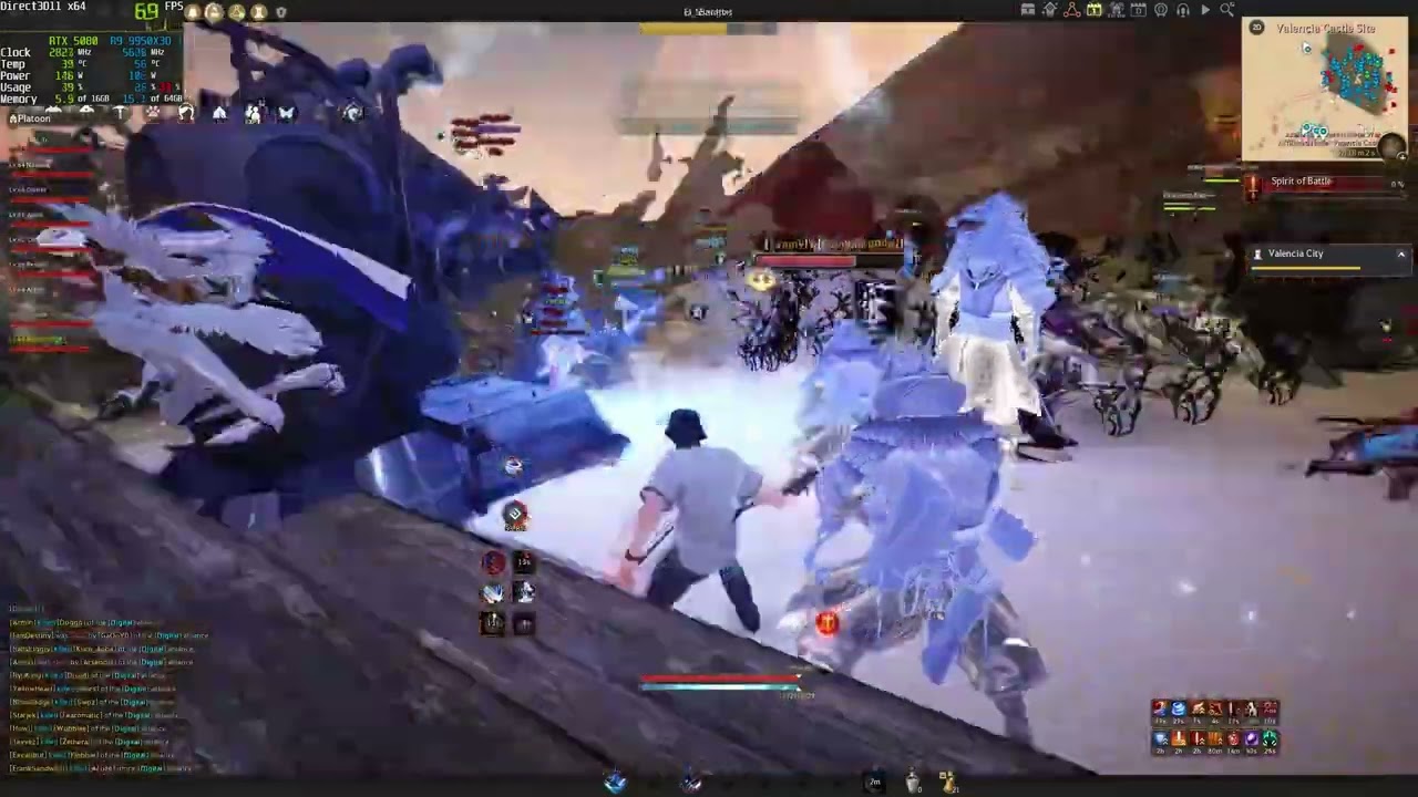 BDO Dosa Succession 도사 - AMD 9950x3D + RTX 5080 - Performance Test After Optimization SIEGE