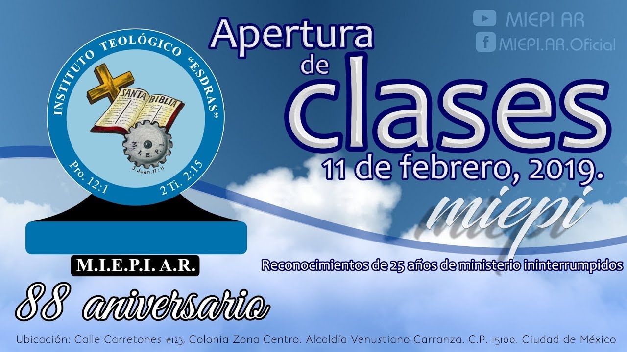 Apertura de Clases HITE - 2019