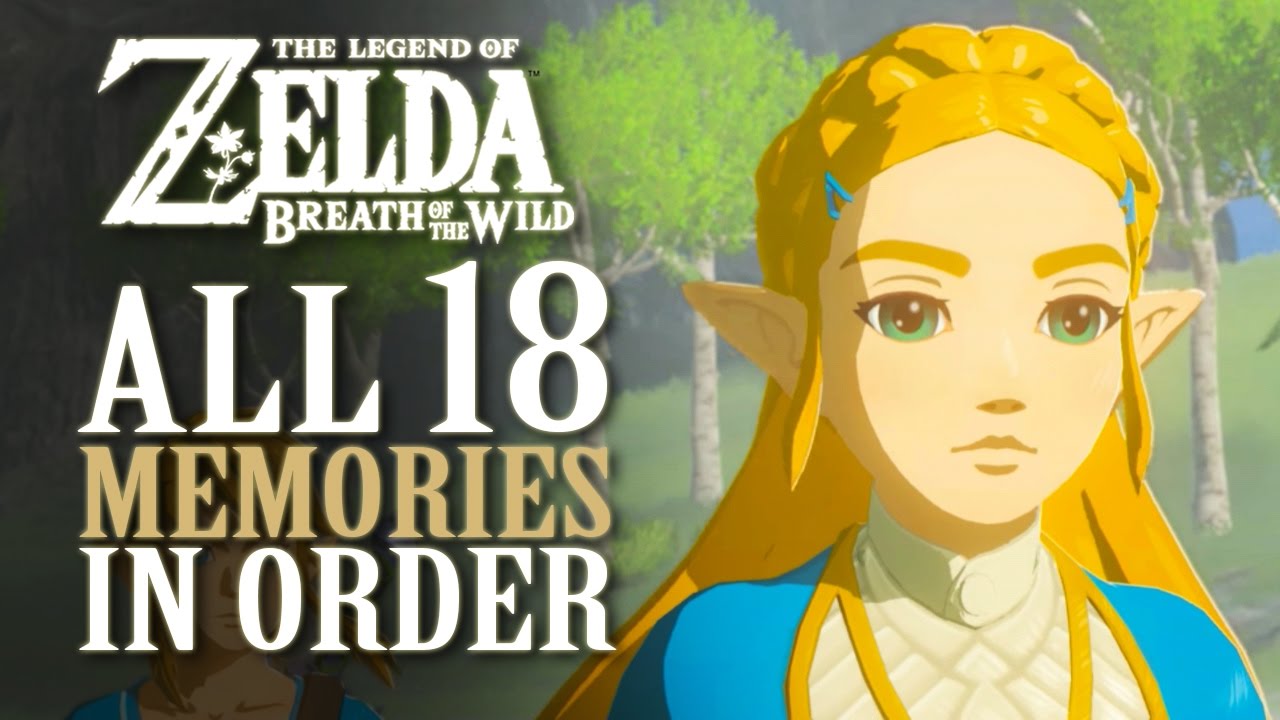 Все 18 воспоминаний по порядку — Zelda Breath Of The Wild **СПОЙЛЕРЫ**