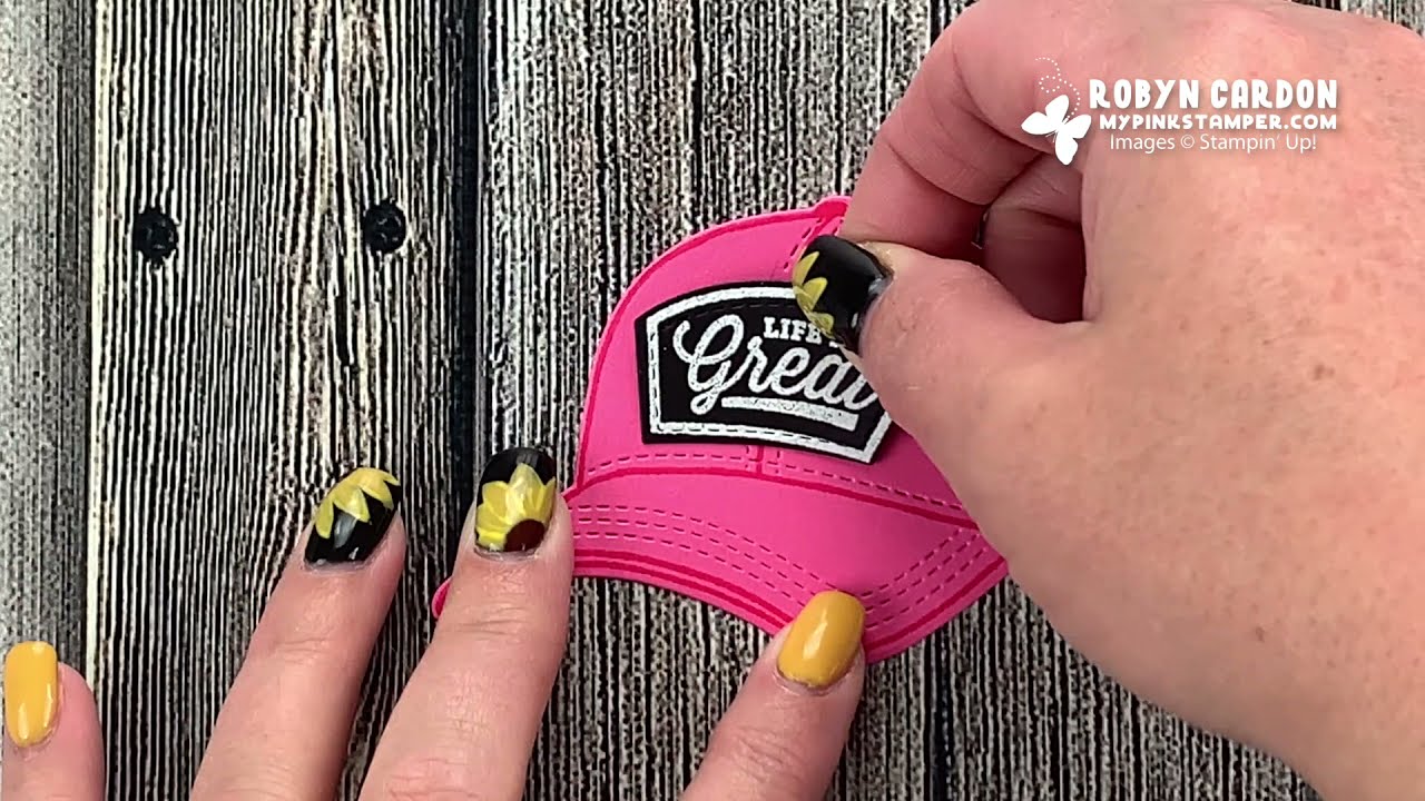 How to Make a Fun Hand Stamped Card & Scrapbook Page w/ Stampin' Up!s Hats Off Stamp Set - Ep. 842