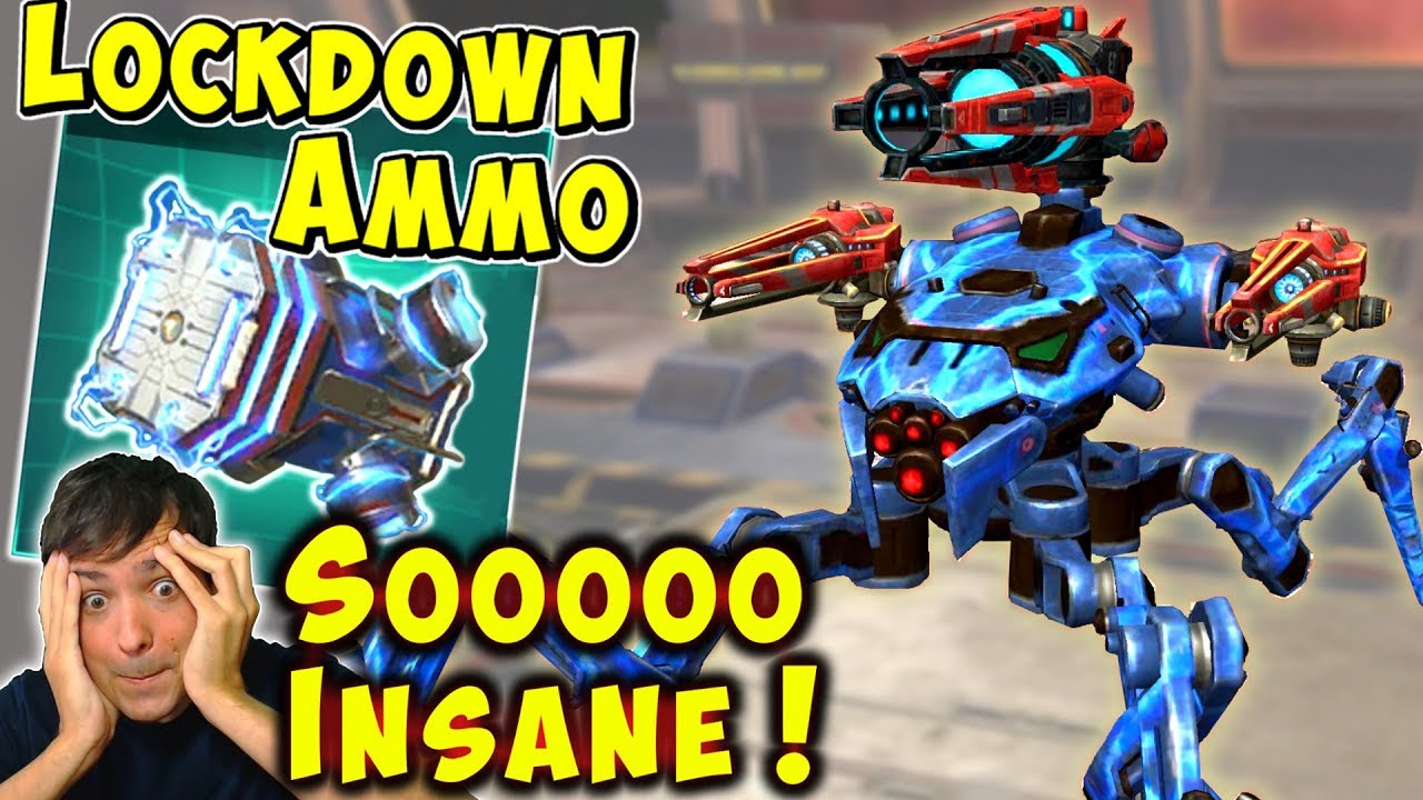 Brutal SNIPER RAYKER with LOCKDOWN AMMO - War Robots Mk2 Gameplay WR