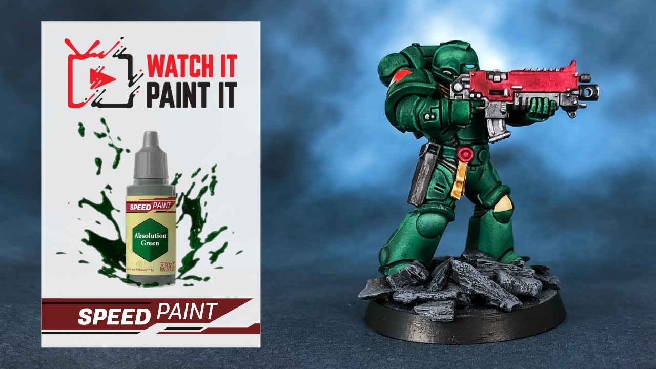 Painting an entire miniature using The Army Painter's Speed Paints