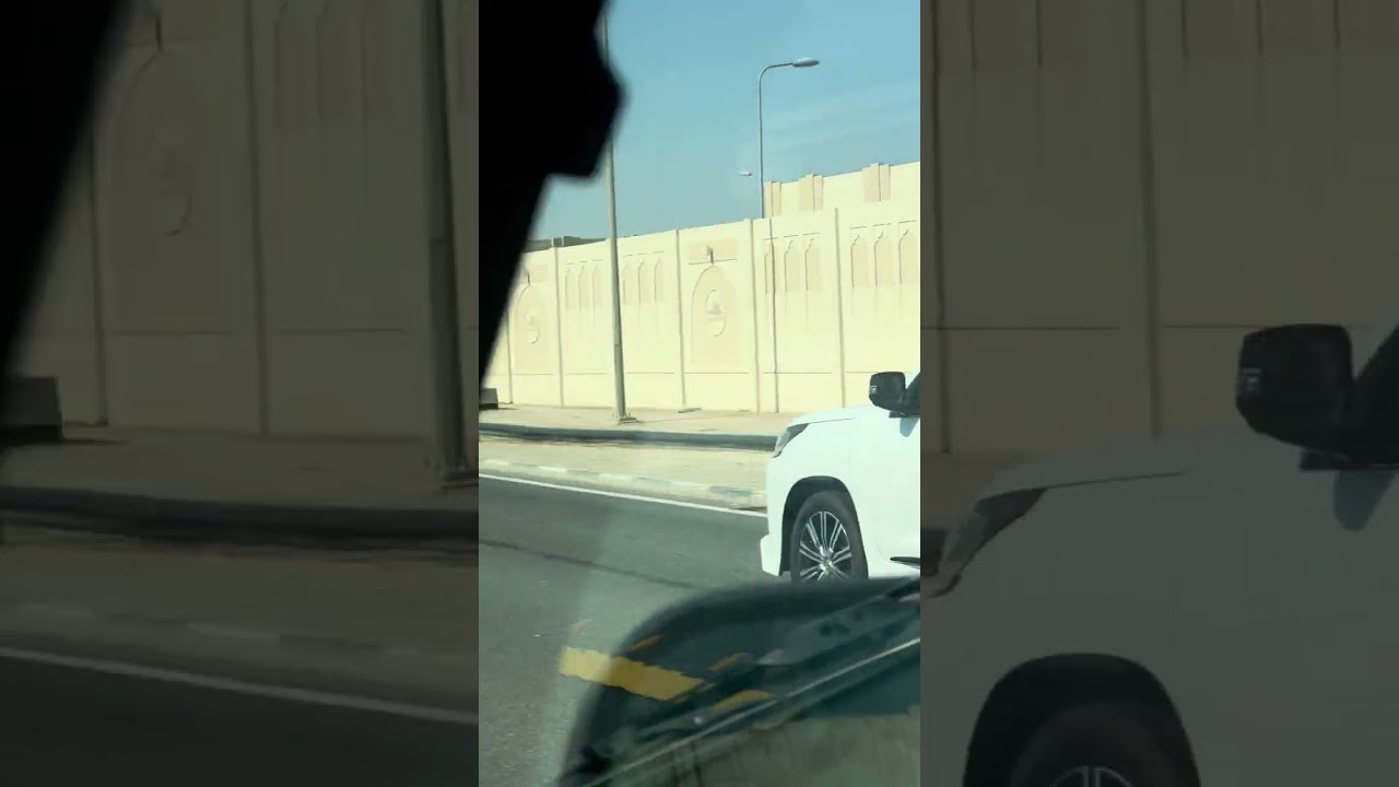 Driving somewhere in qatar - Desert area