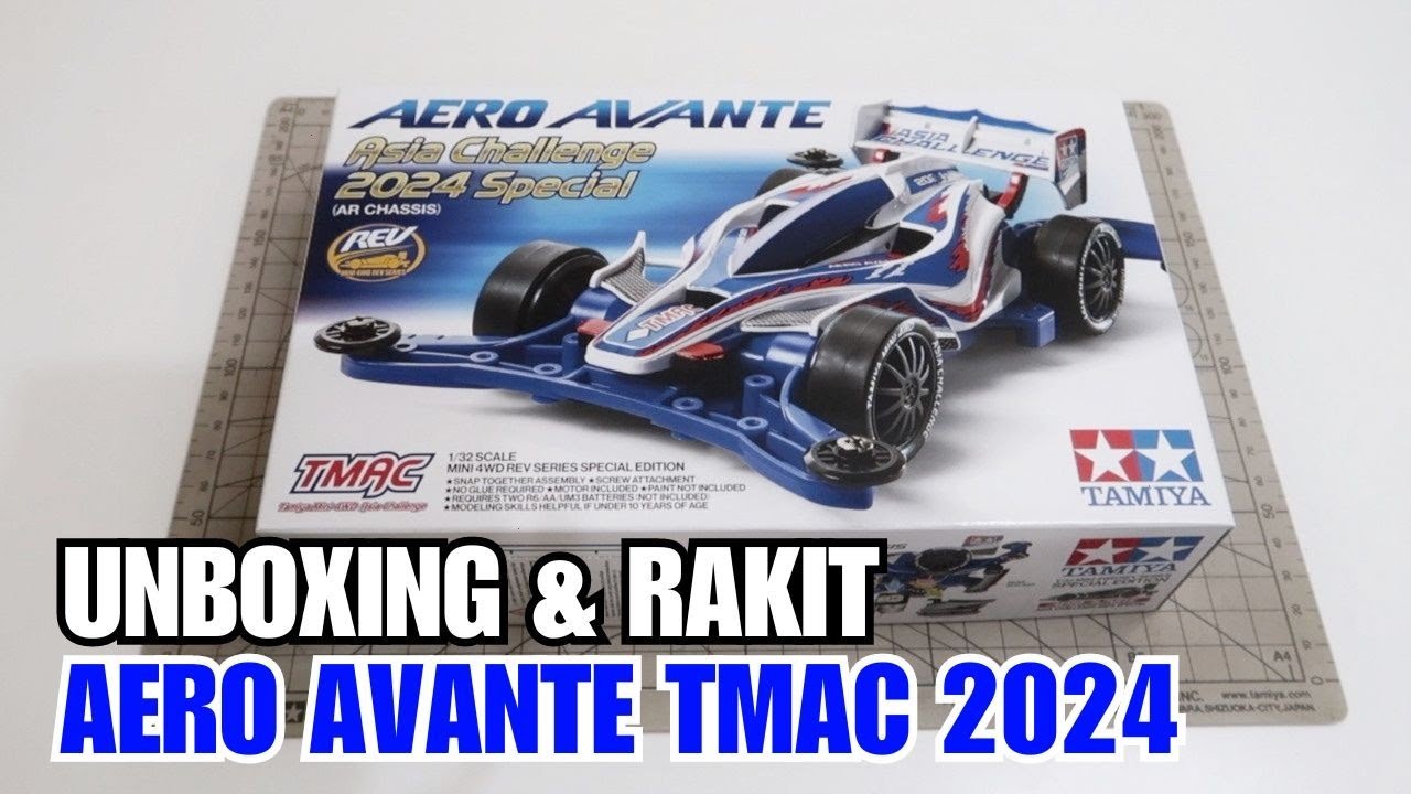 Unboxing & Rakit Aero Avante TMAC Asia Challenge 2024- Tamiya Mini 4WD